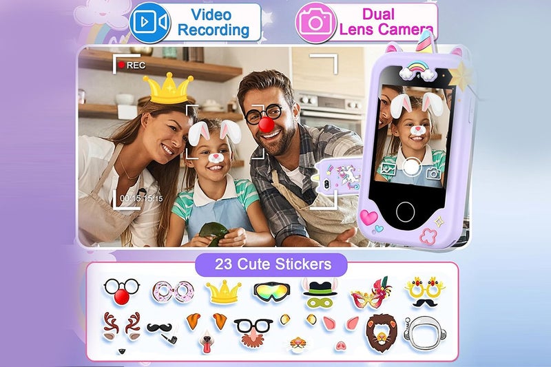 2.8Inch Touchscreen Kids Learning Play Toy Phone With Dual Camera Kids Smart Pho Carousel 2