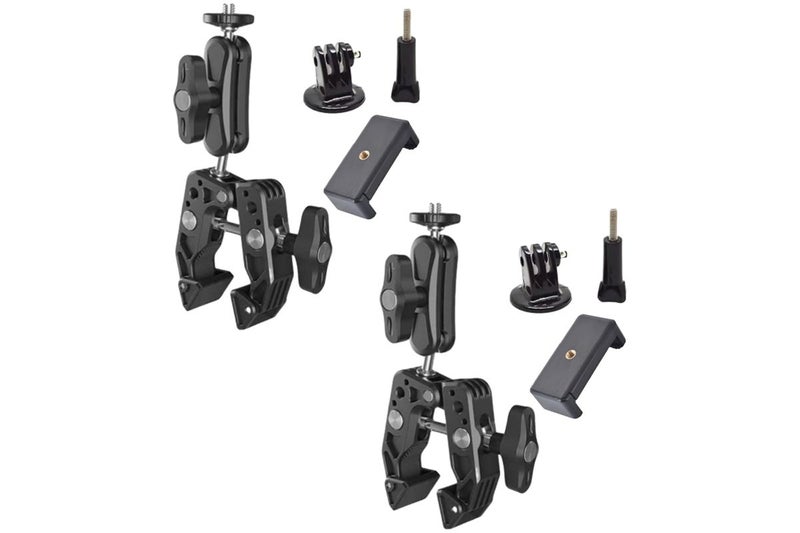 2Pcs Super Clamp Camera Clamp Mount Monitor With Action Camera Adapter Phone Cla Carousel 10