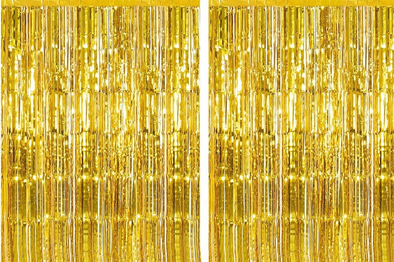 6Pcs 2M Fringe Backdrop Curtain Photo Booth Props Celebration Party Decoration-G Carousel 2