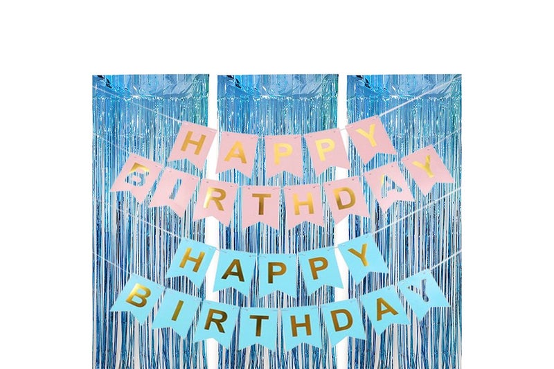 3Pcs 2M Fringe Backdrop Curtain Photo Booth Props Celebration Party Decoration-B Carousel 1