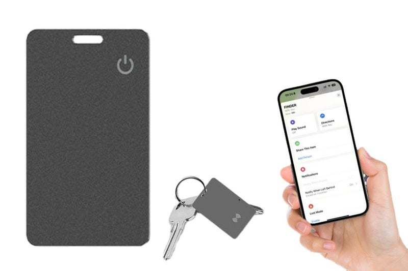 Smart Wallet Tracker Card Tracking Card Works With Apple Find My App Wireless Ch Carousel 1