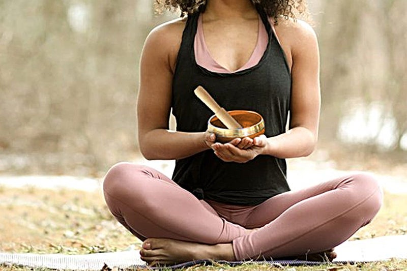 Tibetan Singing Bowl Set Yoga And Meditation Sound Healing With Wooden Striker-O Carousel 2