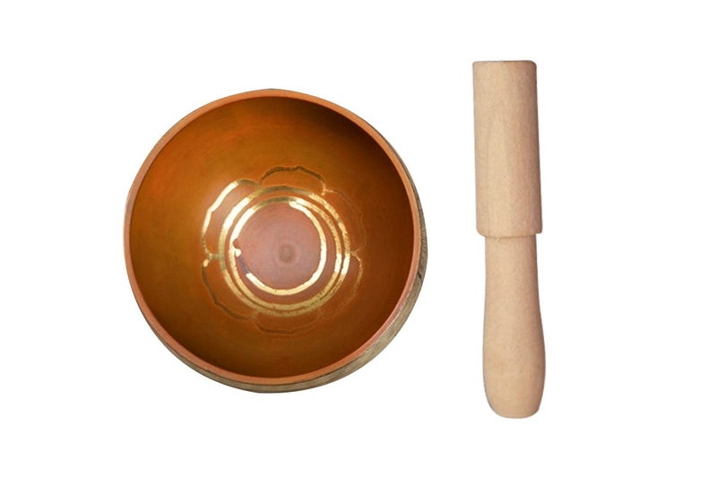 Tibetan Singing Bowl Set Yoga And Meditation Sound Healing With Wooden Striker-O Carousel 3