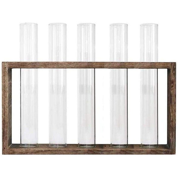 Wall Hanging Glass Planter Propagation Station Modern Test Tube Flower Vase Offi Carousel 7