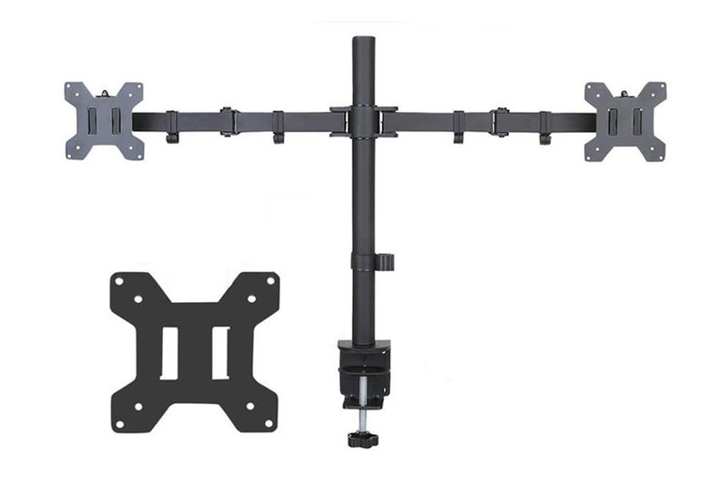 Monitor Stand Arm Desk Mount HD TV Computer Screen Holder Two Display Holder Bra Carousel 10