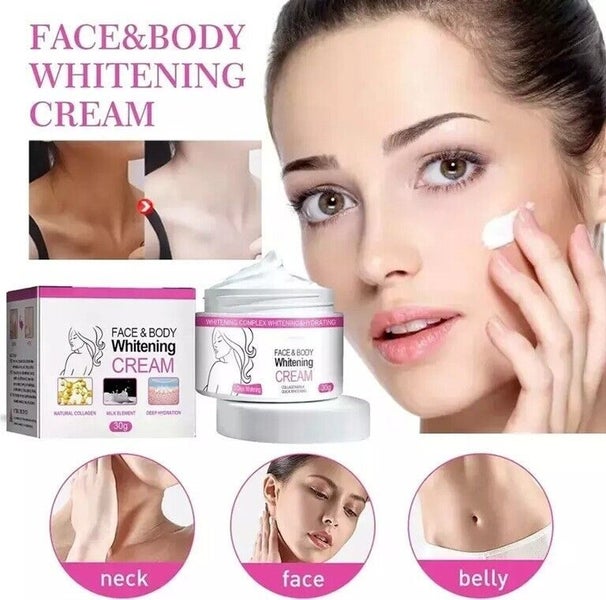 Skin Whitening Cream Permanent Pigment Lightening Bleaching For Face Body x2 Carousel 2