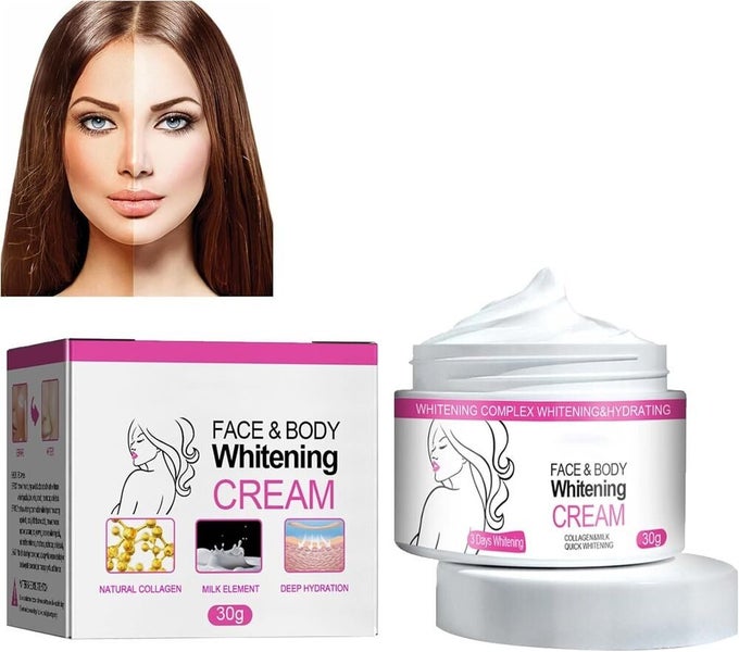 Skin Whitening Cream Permanent Pigment Lightening Bleaching For Face Body x2 Carousel 8