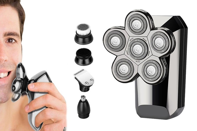 5-in-1 Electric Professional Mens 6D Razors Rotary Head Shavers Waterproof Cordl Carousel 1