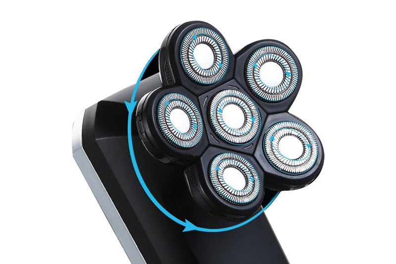 5-in-1 Electric Professional Mens 6D Razors Rotary Head Shavers Waterproof Cordl Carousel 9