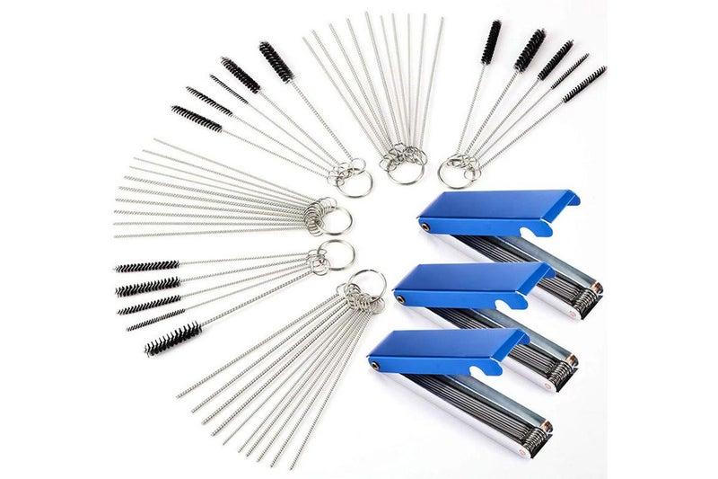 18Pcs Carburetors Carbon Dirt Jet Remove Cleaner Nylon Brushes Tool Kit Cleaning Carousel 1