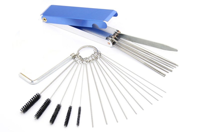 18Pcs Carburetors Carbon Dirt Jet Remove Cleaner Nylon Brushes Tool Kit Cleaning Carousel 2