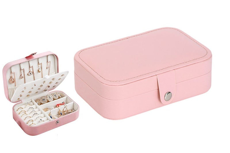 Travel Jewelry Organizer Small Travel Portable Display Storage Box For Storing E Carousel 1