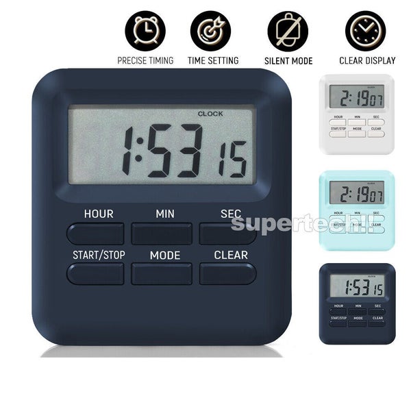 2025 Magnetic Kitchen LCD Digital Timer Countdown Count Down 99 Hours Electronic Carousel 1