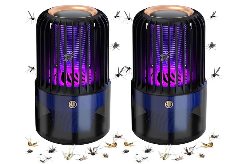 2Pcs Bug Zapper 3000V Mosquito Zapper Wireless Outdoor Indoor Electric Insect Fl Carousel 1