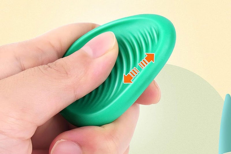 6Pcs Silicone Fidget Toy Sensory Stone Textured Worry Stone Adults Stress Relief Carousel 9