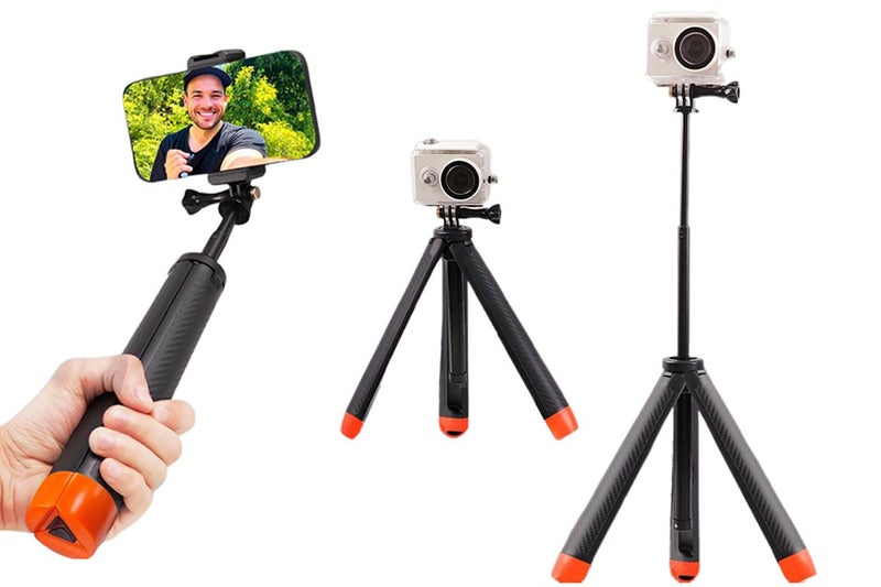 Floating Selfie Stick Tripod for GoPro Hero 13 12 11 10 9 8 7 6 5 4 3 Session Ma Carousel 1