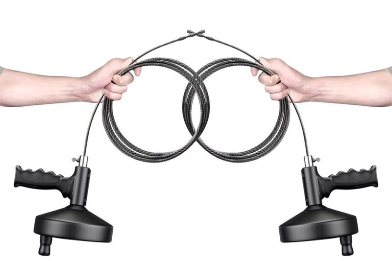 Sink Drain Toilet Cable Auger Flexible Steel Cable Pipe Cleaner Carousel 1