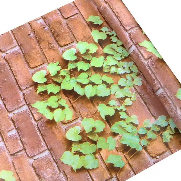 Leaf Rattan Wall Mural Art 3D Wall Muralcreative Wall Stickers Parthenocissus Re Carousel 1