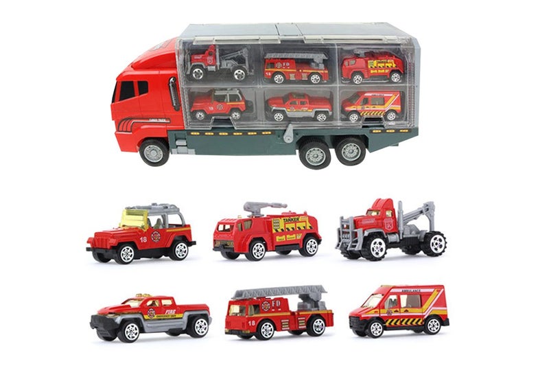 Back City Cars and Trucks Toy Vehicles Set for Boys and Girls Educational Play-R Carousel 1