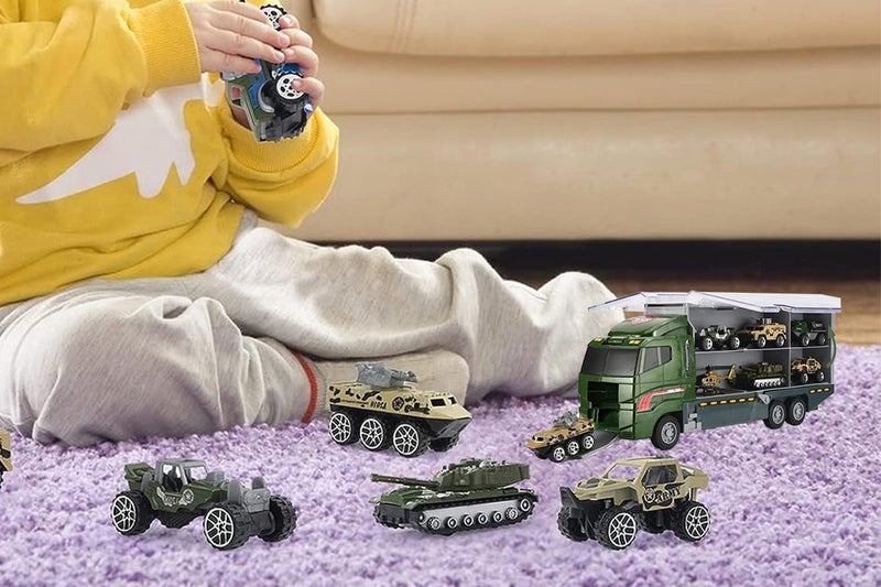 Back City Cars and Trucks Toy Vehicles Set for Boys and Girls Educational Play-G Carousel 4