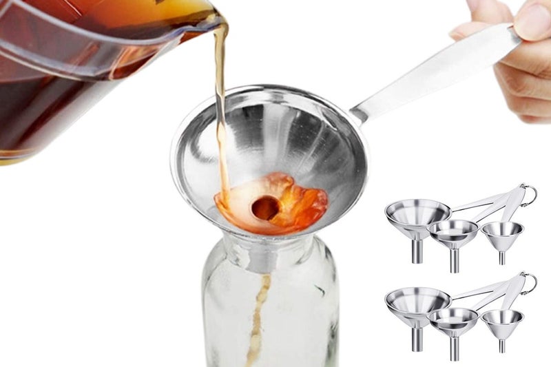 6Pcs Mini Funnel Set Small Funnels for Filling Small Mini Bottle Container Carousel 1