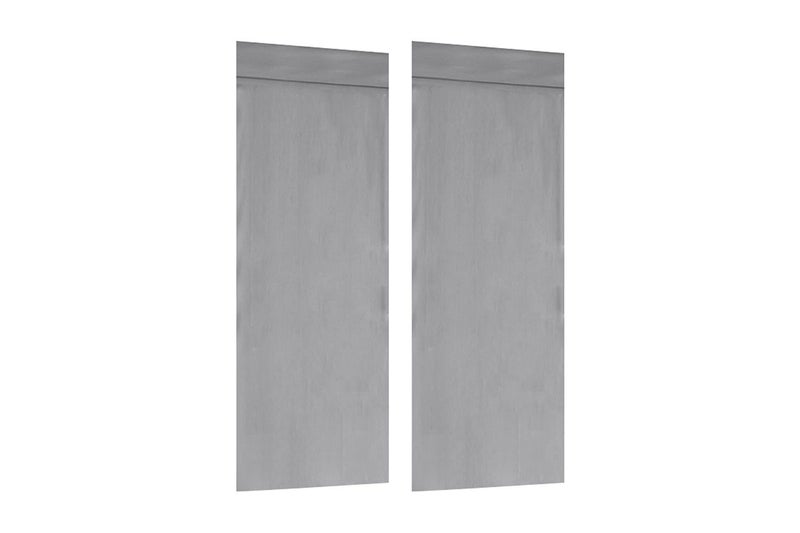 2Pcs French Curtains Privacy Thermal Insulated Bedroom Blackout Door Curtains Wi Carousel 2