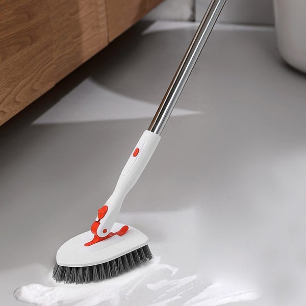 Cleaning Brush Kit with Adjustable Handle and 4Pcs Brush Replacements Carousel 2