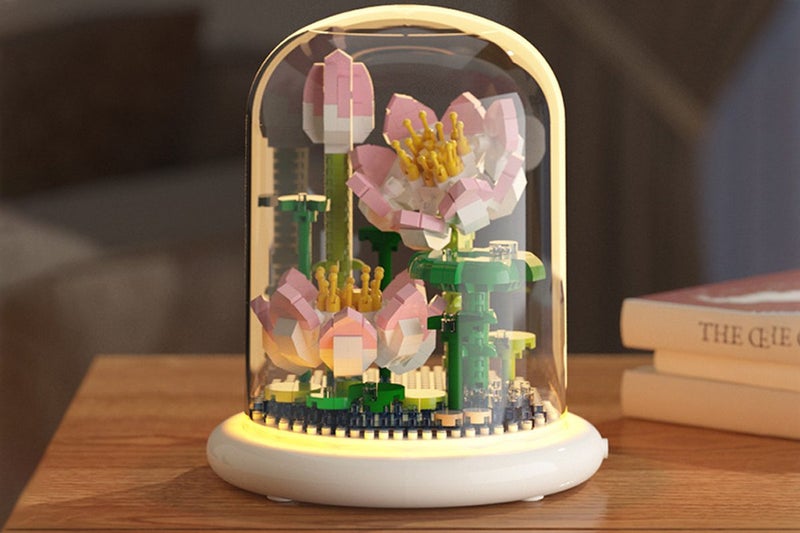 2pcs Toy Flower Building Blocks Kits Bricks Toys for Home Office Decoration-Lotu Carousel 2