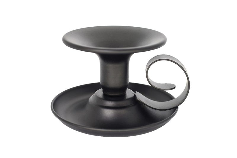 8Pcs Retro Handheld Candle Holders Black Iron Taper Table Centerpiece for Thanks62968313383683114