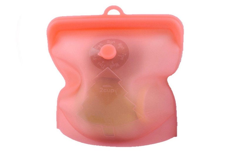 Dishwasher Safe Reusable Storage Bags fresh-keeping bag-Red Carousel 1