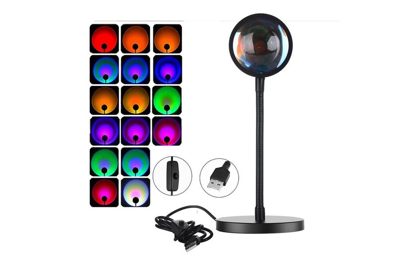Sunset Sunlight Light Projector Bedroom Photography Lamp for Party Festival-RGB Carousel 2