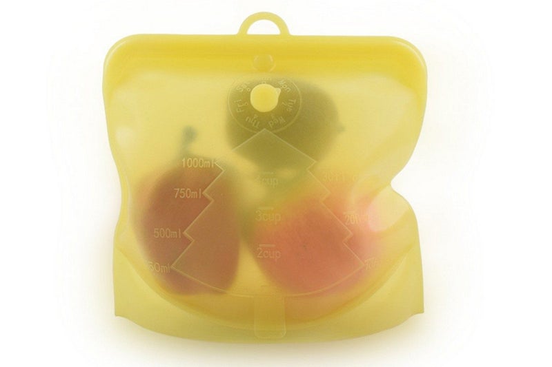 Dishwasher Safe Reusable Storage Bags fresh-keeping bag-Yellwo Carousel 1