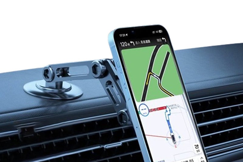 MagSafe Long Arm Magnetic Phone Holder Adjustable Car Windshield Mount Stand Carousel 2