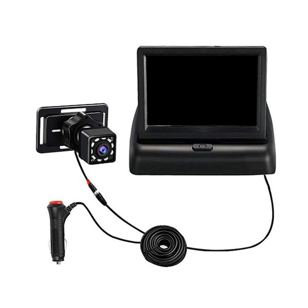 Car Monitor Camera with Folding Video Channels for Backup Camera Carousel 1