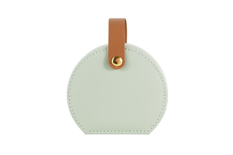Small Jewelry Box Leather Mini Travel Jewelry Storage Case For Earring Necklace- Carousel 10