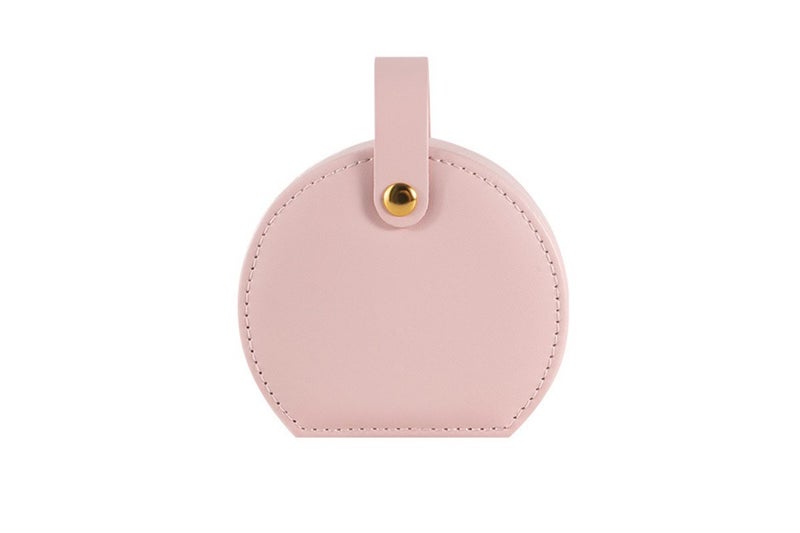 Small Jewelry Box Leather Mini Travel Jewelry Storage Case For Earring Necklace- Carousel 9