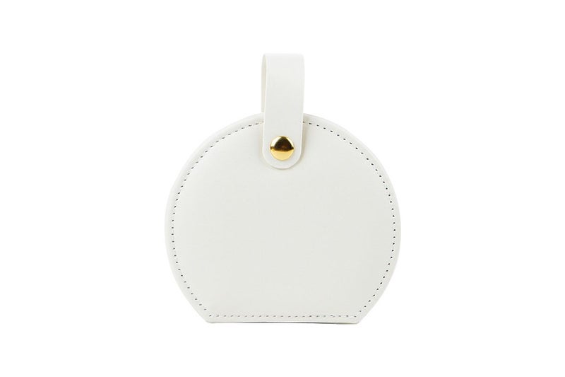 Small Jewelry Box Leather Mini Travel Jewelry Storage Case For Earring Necklace- Carousel 6