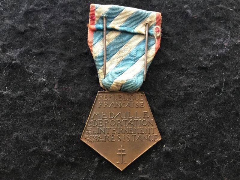 WW2 France Deportation Acts of Resistance medal Carousel 2