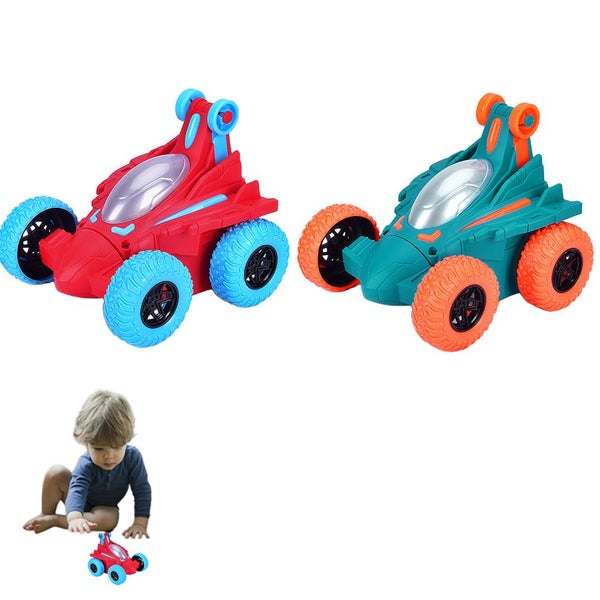 Toy Remote Control Car Automatic Rotation Stunt Car Electric Special Effect Dump Carousel 1