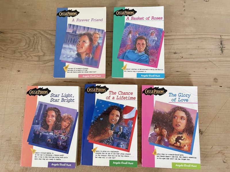 Cassie Parkins Series by Angela Elwell Hunt 5 Book Bundle (#2,3,7,8,9) Carousel 1