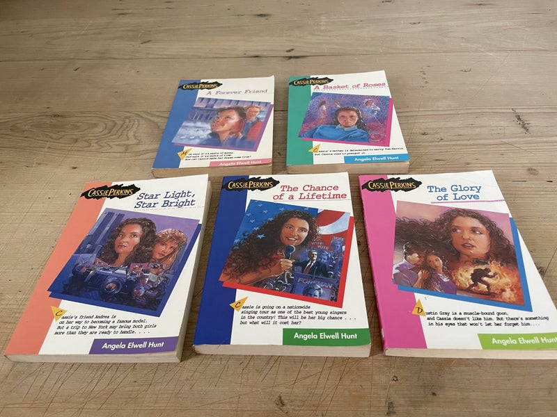 Cassie Parkins Series by Angela Elwell Hunt 5 Book Bundle (#2,3,7,8,9) Carousel 2