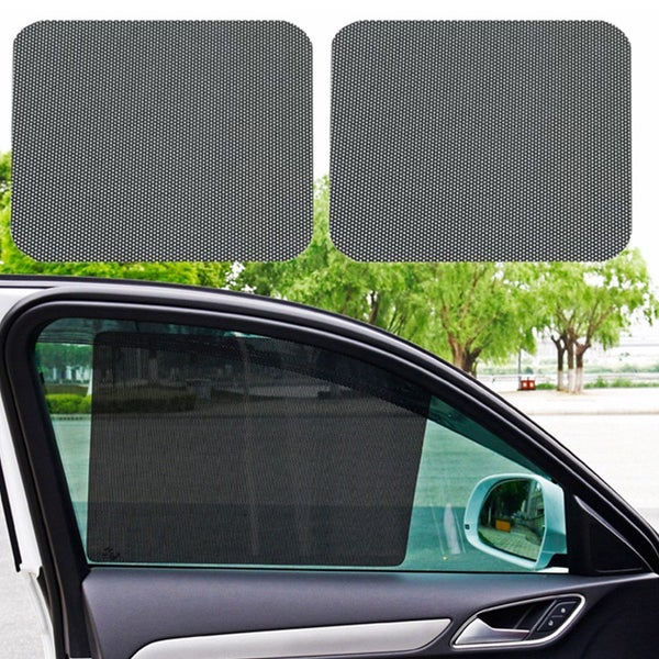 Pair of Car Window Shade Stickers Reusable Cling Car Sun Shade for Windows Prote Carousel 2