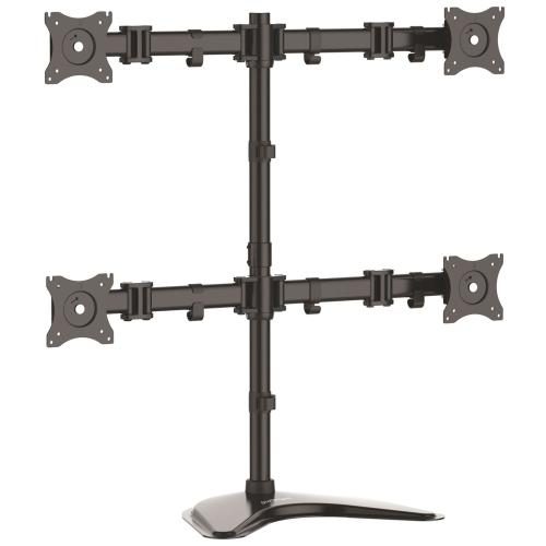 StarTech.com ARMBARQUAD Quad Monitor Stand - Heavy Duty Steel [ARMBARQUAD] Carousel 1