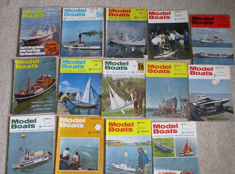 'MODEL BOATS' magazines 14x Carousel 1