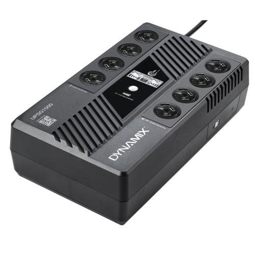 Dynamix UPSG1000 SafeGuard 1000VA/600W Line Interactive UPS, 4 x NZ Battery Back Carousel 1
