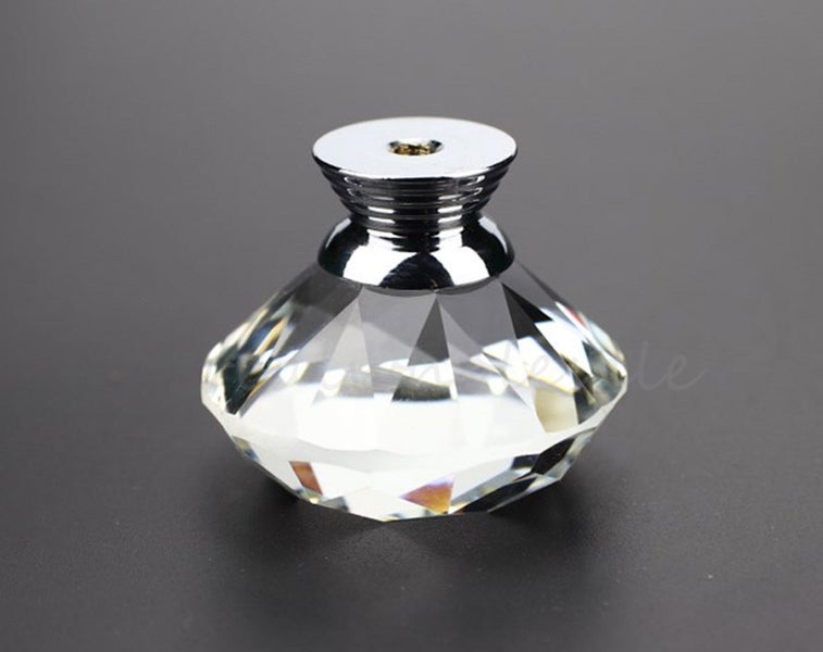 40mm Clear Glass Crystal Drawer Cabinet Knobs Glass Knobs Handles X10 Carousel 4