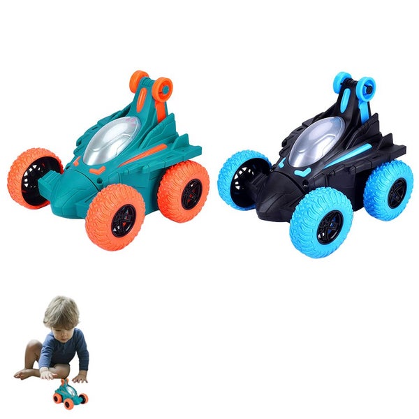 Toy Remote Control Car Automatic Rotation Stunt Car Electric Special Effect Dump Carousel 1