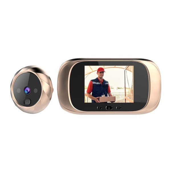 Digital Door Bell Wireless Peephole LCD Display Door Viewer Home Security System Carousel 2