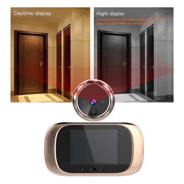 Digital Door Bell Wireless Peephole LCD Display Door Viewer Home Security System Carousel 6