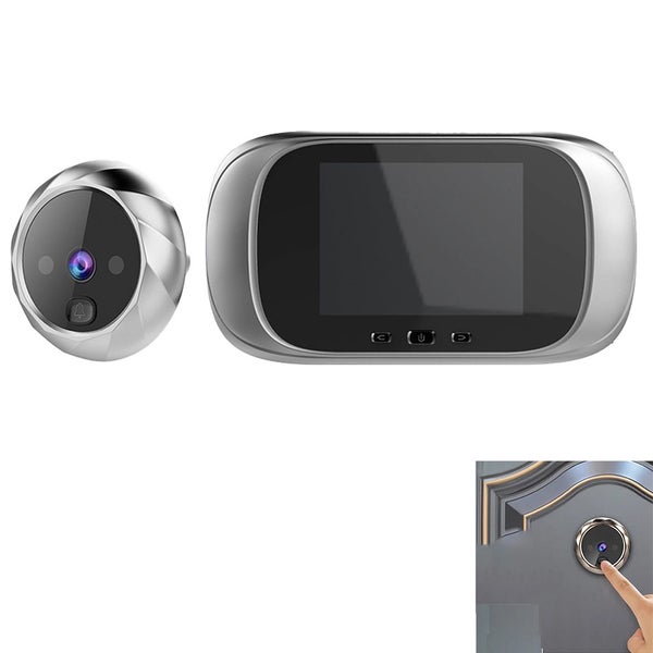 Digital Door Bell Wireless Peephole LCD Display Door Viewer Home Security System Carousel 1